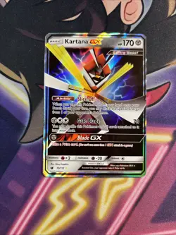 Kartana GX - 70/111 - Pokemon Crimson Invasion Sun & Moon Ultra Rare Card LP - Image 1