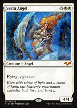 MTG English Serra Angel NM Foil From the Vault: Angels - Image 1
