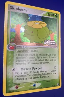 Pokemon Card Skiploom 49/109 Holo Stamped Uncommon Team Rocket Returns - Image 3