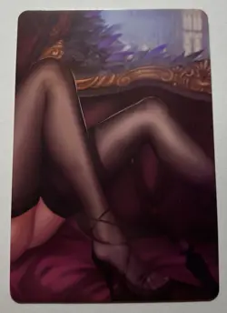 SEXY HEROINE WAIFU Jeanne D’arc FATE ACG PREMIUM HOLOFOIL CARD NM - Image 2