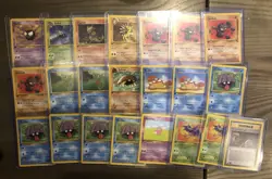 Pokemon Tcg 1st Edition Fossil Lot Of 22 Cards NM - Image 1