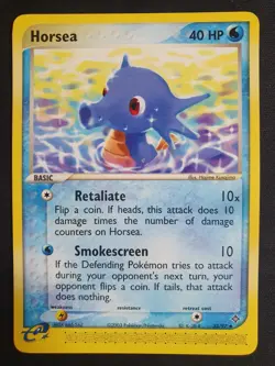 Horsea 33/97 - EX Dragon Set - Pokemon Ereader Card - Near Mint Condition - Image 1