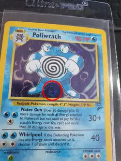 Poliwrath 15/130 Holo Swirl - Base Set 2 - Pokemon Card - Excellent Condition - Image 3