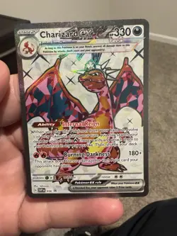 Pokemon TCG Scarlet & Violet Promo Charizard EX Card #056 Near Mint Condition - Image 1