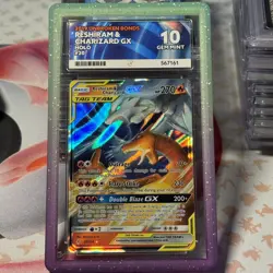 ACE 10 Reshiram Charizard GX Ultra Rare Card 20/214 Unbroken Bonds Pokemon TCG - Image 1