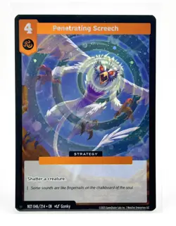 MetaZoo Penetrating Screech Full Holo Card MZ1 046/212 Base Set 2025 - Image 1