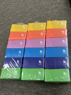 Ultra Pro Set Of 18 COLOR PACK DECK BOXES Magic Pokemon YuGiOh Card Storage Box - Image 2