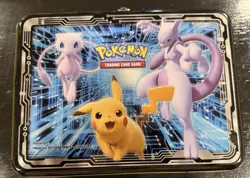 Pokemon Fall 2019 Armored Mewtwo Collectors Chest Tin with Pencils, Pad NO CARDS - Image 1