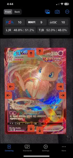 Korean Pokemon TCG Mew VMAX Holo Foil Card 054/172 RRR - Image 3