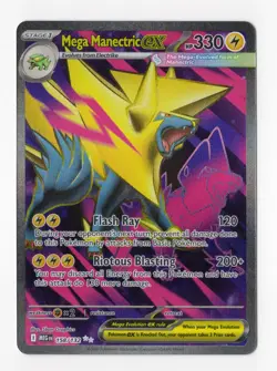 Mega Manectric EX Mega Evolution Pokemon Card 158/132 Ultra Rare NM-M - Image 1