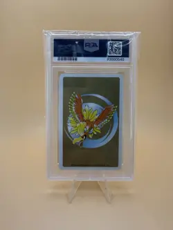 Espeon 5 of Hearts #196A 2000 Pokemon Gold Ho-Oh Playing Card PSA 9 - Image 2