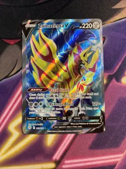 Zamazenta 163/172 Full Art Pokemon Brilliant Stars Card 2022 NM - Image 1