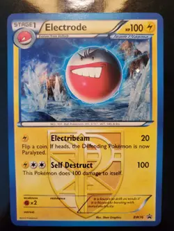 Electrode BW76 Holo Team Plasma Pokemon TCG Card Black White Black Star Promo NM - Image 2