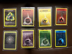Vintage Pokemon HOLO Energy Card Lot of 8 recycle Rainbow and more - Image 1