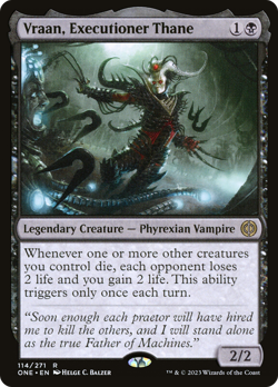 Vraan, Executioner Thane - 114 - Phyrexia: All Will Be One- Near Mint - MTG - Image 1