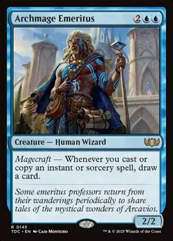 Mint/Near-Mint, English - 1 x MTG Archmage Emeritus Commander: Tarkir: Dragonsto - Image 1