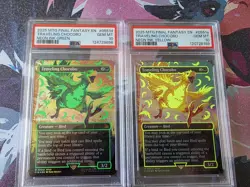 ?? PSA 10 Neon Ink Traveling Chocobo Set Final Fantasy Magic The Gathering Mtg? - Image 5