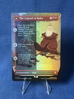FOIL The Legend of Roku Borderless MTG TLA 0357 Mythic NM Last Airbender ATLA - Image 1