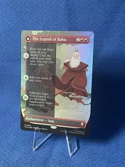 FOIL The Legend of Roku Borderless MTG TLA 0357 Mythic NM Last Airbender ATLA - Image 2