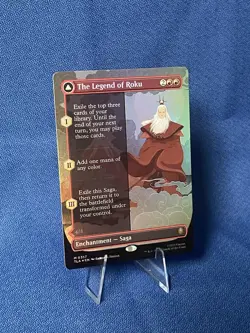 FOIL The Legend of Roku Borderless MTG TLA 0357 Mythic NM Last Airbender ATLA - Image 3