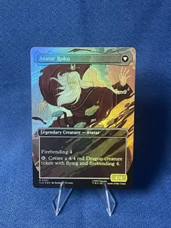 FOIL The Legend of Roku Borderless MTG TLA 0357 Mythic NM Last Airbender ATLA - Image 4
