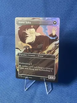 FOIL The Legend of Roku Borderless MTG TLA 0357 Mythic NM Last Airbender ATLA - Image 5