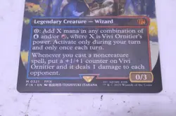MTG Magic Final Fantasy Vivi Ornitier Borderless #321 Non-Foil Commander Chase - Image 3