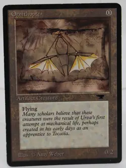Ornithopter, Antiquities, Magic the Gathering MTG - Image 1