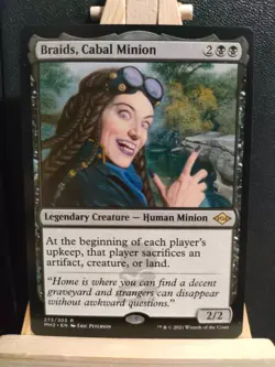 Braids, Cabal Minion - Modern Horizons 2 - Rare - NM/LP (see pics) MTG - Image 1