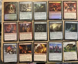 Budget Casual MTG Commander Deck Red White Historic With Djeru And Hazort Ready - Image 2