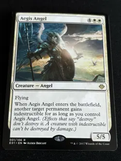 1x Aegis Angel - Archenemy: Nicol Bolas (AC2, E01) Magic MTG - Image 1