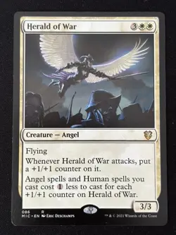 1x MTG Herald of War - Commander: Innistrad: Midnight Hunt (MIC) #86 - Magic - Image 1