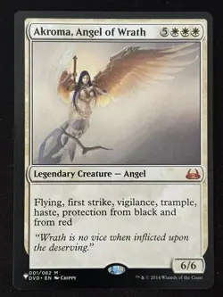 1x MTG Akroma, Angel of Wrath - The List Reprints (LIST) (DVD) #1 - Magic - Image 1