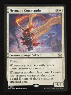 1x MTG Firemane Commando - Commander: March of the Machine (MOC) #73 - Magic - Image 3