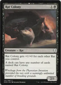 Rat Colony C Dominaria 101 - LP MTG - Image 1