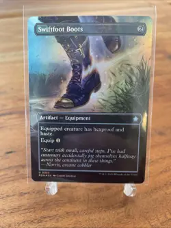 MTG - Swiftfoot Boots (Borderless) - Foundations NM/Mint - Image 1