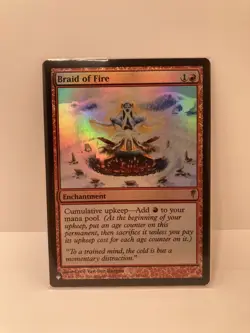 Magic The Gathering - Braid of Fire - Foil- Cold Snap - Near Mint - Image 1