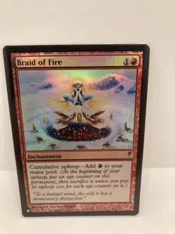 Magic The Gathering - Braid of Fire - Foil- Cold Snap - Near Mint - Image 3