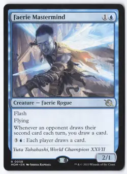Faerie Mastermind R March of the Machine 58 NM - Image 1