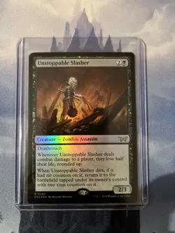 x1 Unstoppable Slasher (0294) R MTG Duskmourn: House of Horror M/NM, English - Image 1