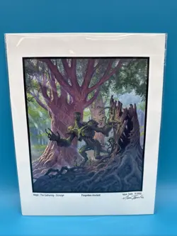 Forgotten Ancient by Mark Tedin Print 11" x 8.5" Magic: The Gathering Signed - Image 1