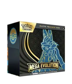Pokemon TCG Mega Evolution Elite Trainer Box Lucario ETB NEW Factory Sealed - Image 1