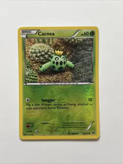 Cacnea 4/162 Rev Reverse Holo XY Breakthrough Pokemon NM - Image 1