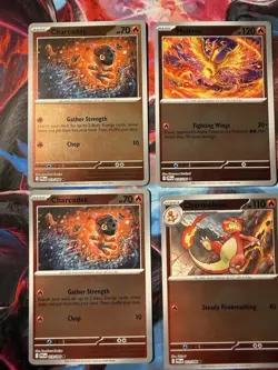 Pokemon TCG - Reverse Holo Rares - ME02: Phantasmal Flames - Lot of 4 - Image 4