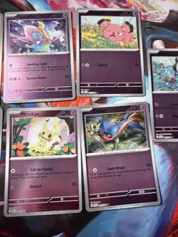 Pokemon TCG - Reverse Holo Rares - ME02: Phantasmal Flames - Lot of 7 Psychic - Image 3