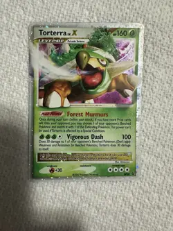 Pokemon Torterra LV.X (Black Star Promo) DP09 Diamond and Pearl English LP - Image 1