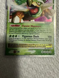 Pokemon Torterra LV.X (Black Star Promo) DP09 Diamond and Pearl English LP - Image 3