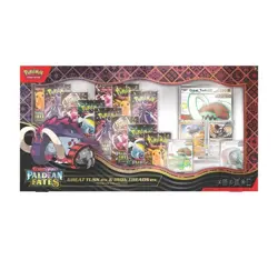 Pokemon Paldean Fates Great Tusk/Iron Threads Ex Premium Collection IN HAND - Image 1