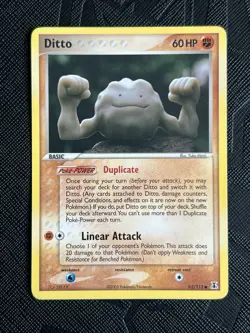 Pokemon TCG Ditto (Geodude) 62/113 Delta Species Regular (English) - LP(+) - Image 3