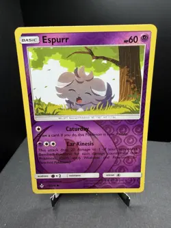 Pokemon TCG SM Unbroken Bonds Espurr 79/214 Reverse Holo Common NM! - Image 1